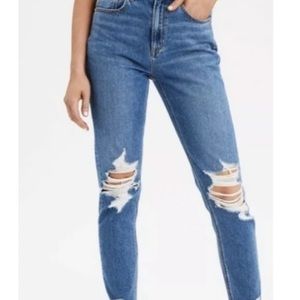 Trendy Ripped Mom Jeans American Eagle